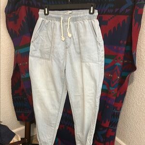 Celebrity Pink Denim Jogger Sz S